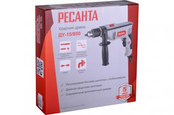 3 799 р. Дрель ударная 850Вт РЕСАНТА РЕСАНТА 7583  с доставкой в г. Майкоп. Увеличить фотографию 15