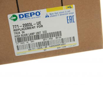2 699 р. Фара SCANIA 4,P,G,R,T series дальнего света левая внутреняя DEPO DEPO 7712003lue  с доставкой в г. Майкоп. Увеличить фотографию 5