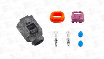 349 р. Разъем VW AUDI SEAT SKODA электрический (2-х контактный) TE PARTS TE PARTS 7746718  с доставкой в г. Майкоп. Увеличить фотографию 1