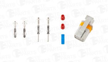 1 099 р. Разъем VOLVO MAN электрический (2-х контактный) TE PARTS TE PARTS 7790145  с доставкой в г. Майкоп. Увеличить фотографию 1