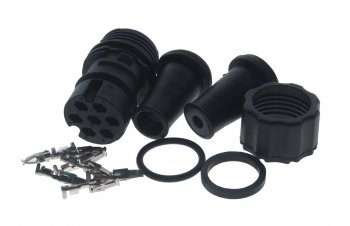 1 359 р. Разъем DAF электрический (7-ми контактный) TE PARTS TE PARTS 7880001  с доставкой в г. Майкоп. Увеличить фотографию 1