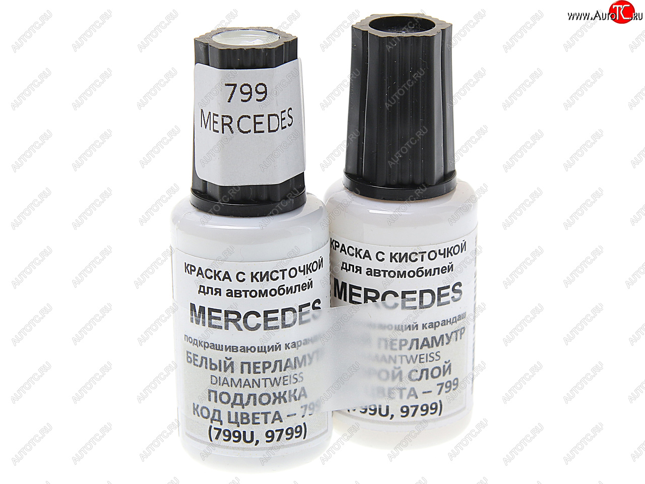 699 р. Краска с кистью 20мл MERCEDES 799 2-х компонентная PODKRASKA PODKRASKA 799  с доставкой в г. Майкоп