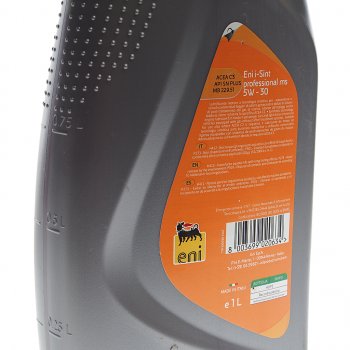 1 239 р. Масло моторное I-SINT professional MS 5W30 синт.1л ENI ENI 8003699008298  с доставкой в г. Майкоп. Увеличить фотографию 2