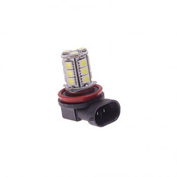 339 р. Лампа светодиодная 12V H11 PGJ19-2 6000K 18 светодиодов MEGAPOWER MEGAPOWER-AUTOMOTIVE 80571  с доставкой в г. Майкоп. Увеличить фотографию 1
