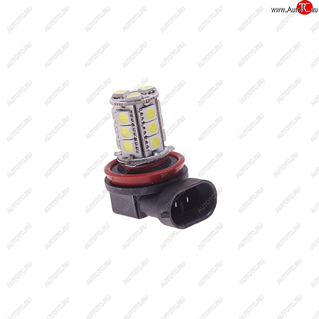 339 р. Лампа светодиодная 12V H11 PGJ19-2 6000K 18 светодиодов MEGAPOWER MEGAPOWER-AUTOMOTIVE 80571  с доставкой в г. Майкоп
