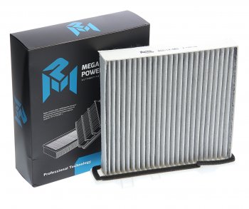 379 р. Фильтр воздушный салона MITSUBISHI Pajero угольный MEGAPOWER MEGAPOWER 810-14-063  с доставкой в г. Майкоп. Увеличить фотографию 2