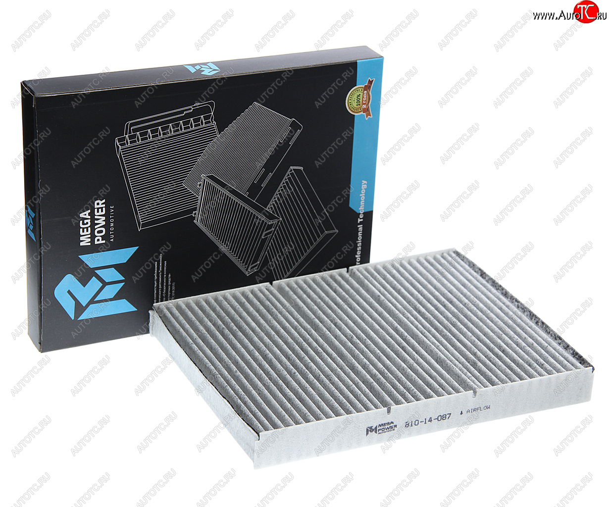 269 р. Фильтр воздушный салона VW Bora,Golf 4,Lupo AUDI A3 угольный MEGAPOWER MEGAPOWER 810-14-087  с доставкой в г. Майкоп
