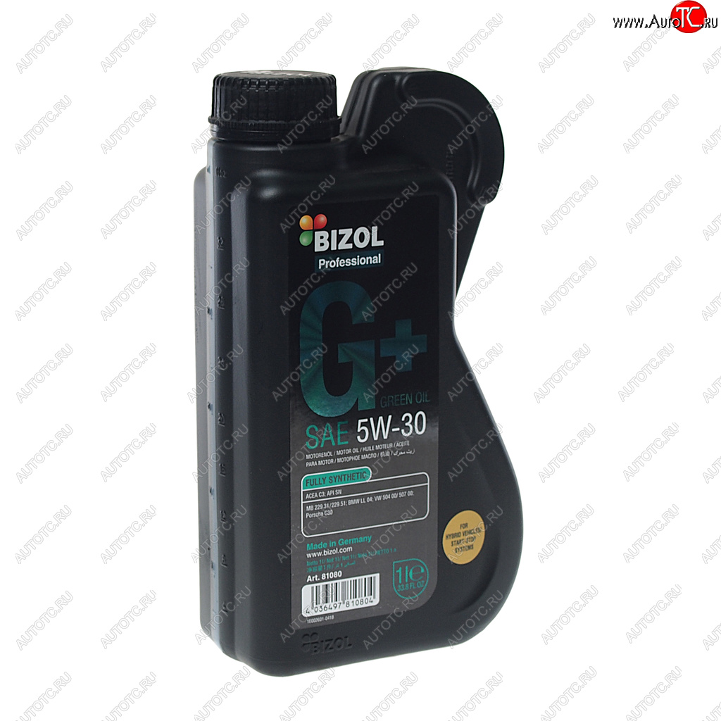 1 999 р. Масло моторное GREEN Oil+ 5W30 синт.1л BIZOL BIZOL 81080  с доставкой в г. Майкоп
