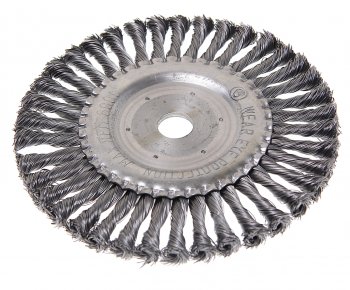 1 479 р. Кордщетка для УШМ дисковая 200мм крученая сталь 22мм PATRIOT PATRIOT 813010014  с доставкой в г. Майкоп. Увеличить фотографию 1