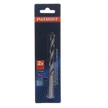 170 р. Сверло по дереву 8.0х115мм PATRIOT PATRIOT 815010075  с доставкой в г. Майкоп. Увеличить фотографию 1