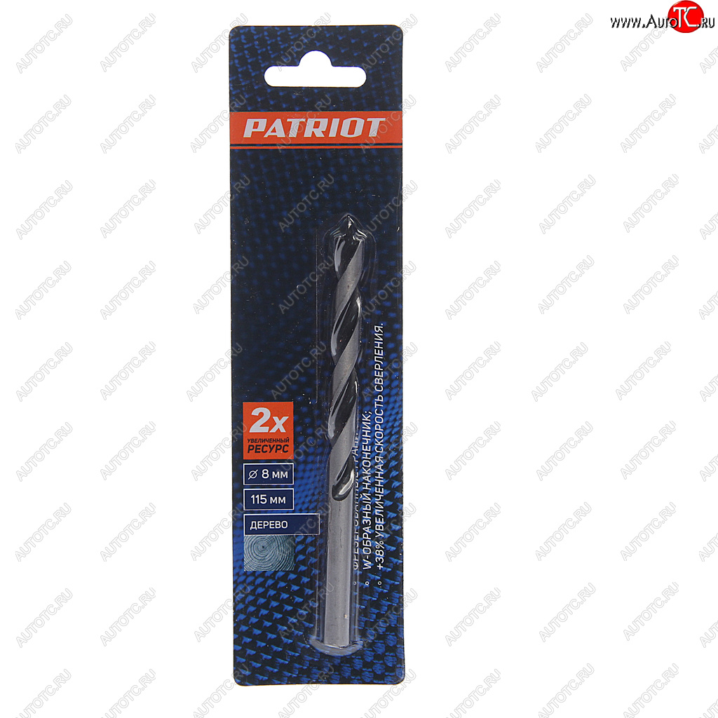 170 р. Сверло по дереву 8.0х115мм PATRIOT PATRIOT 815010075  с доставкой в г. Майкоп