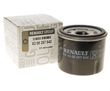 689 р. Фильтр масляный RENAULT Logan OE RENAULT 8200257642 RENAULT 8200257642  с доставкой в г. Майкоп. Увеличить фотографию 1