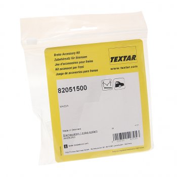 769 р. Ремкомплект MAZDA 323 колодок тормозных задних TEXTAR TEXTAR 82051500  с доставкой в г. Майкоп. Увеличить фотографию 2