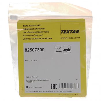 1 099 р. Комплект MITSUBISHI Lancer (07-),Galant (96-) монтажный колодок тормозных передних TEXTAR TEXTAR 82507300  с доставкой в г. Майкоп. Увеличить фотографию 2