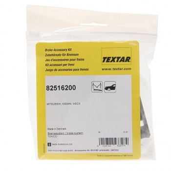 1 339 р. Ремкомплект MITSUBISHI Pajero Sport (08-),L200 (05-15) колодок тормозных передних TEXTAR TEXTAR 82516200  с доставкой в г. Майкоп. Увеличить фотографию 2