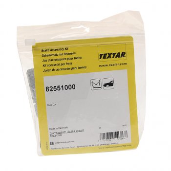 4 199 р. Ремкомплект MAZDA CX-5 (12-) колодок тормозных передних (комплект) TEXTAR TEXTAR 82551000 TEXTAR 82551000  с доставкой в г. Майкоп. Увеличить фотографию 2