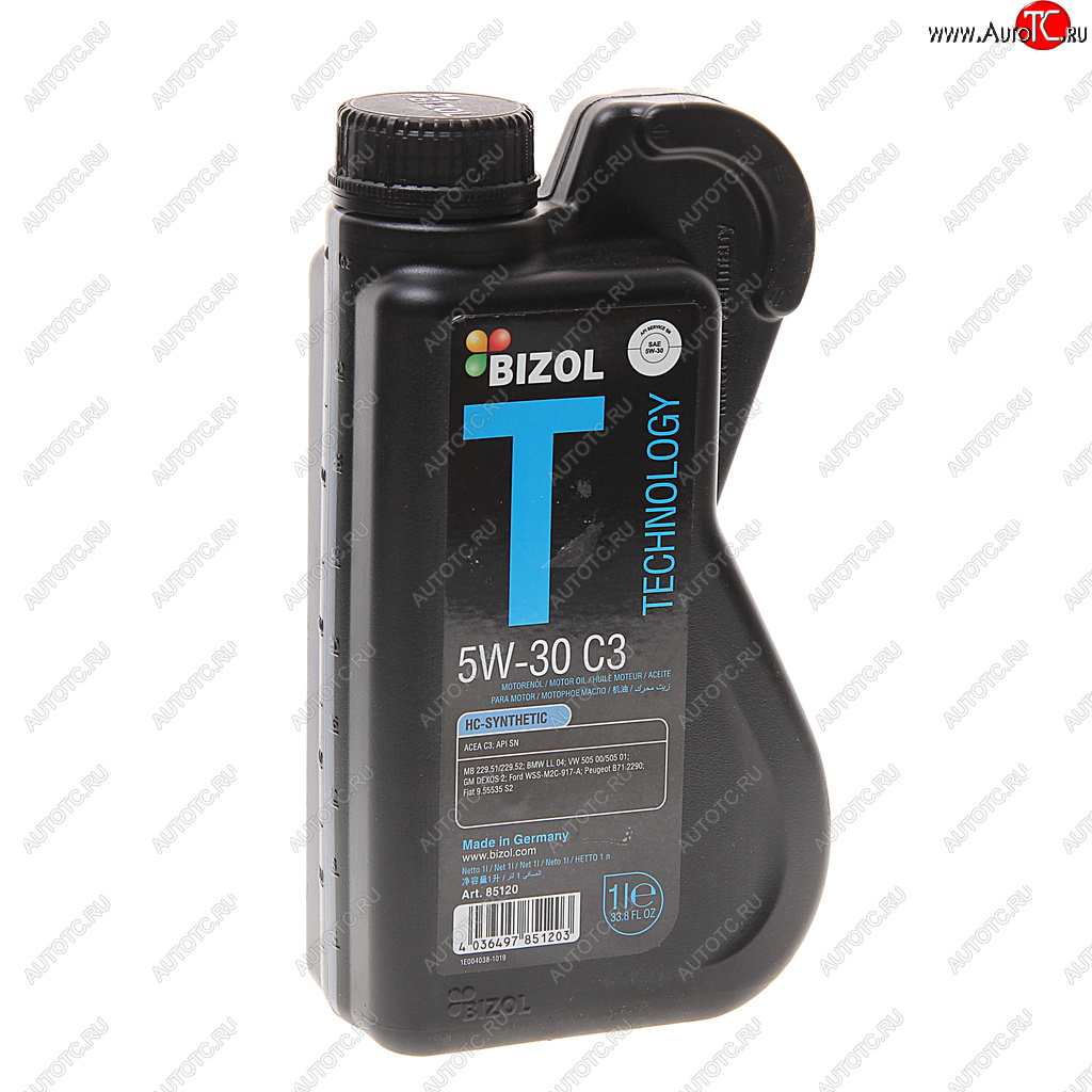 1 299 р. Масло моторное TECHNOLOGY 5W30 C3 синт.1л BIZOL BIZOL 85120  с доставкой в г. Майкоп