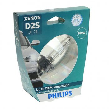 7 299 р. Лампа ксеноновая D2S 35W +150% P32d-2 4800K блистер (1шт.) Xenon X-Treme Vision Gen2 PHILIPS PHILIPS 85122xv2s1  с доставкой в г. Майкоп. Увеличить фотографию 1