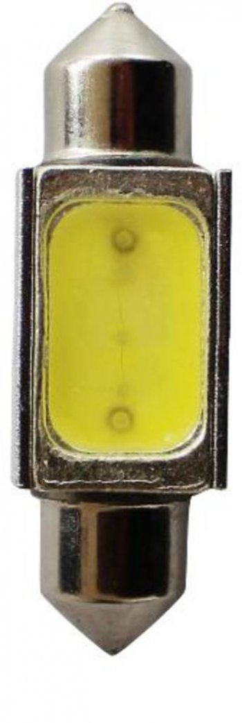54 р. Лампа светодиодная 24V C10W SV8.5-8 6000K двухцокольная MEGAPOWER MEGAPOWER-AUTOMOTIVE 85204w-24  с доставкой в г. Майкоп. Увеличить фотографию 1