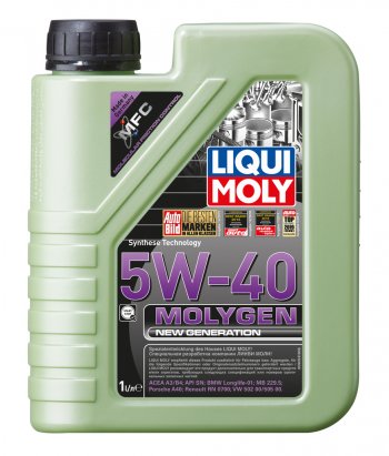 2 459 р. Масло моторное MOLYGEN 5W40 синт.1л LIQUI MOLY LIQUI MOLY 8576  с доставкой в г. Майкоп. Увеличить фотографию 1