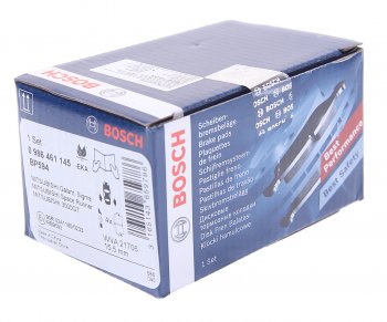 1 699 р. Колодки тормозные задние (4шт.) BOSCH Mitsubishi Galant 8  дорестайлинг седан (1996-1998)  с доставкой в г. Майкоп. Увеличить фотографию 2