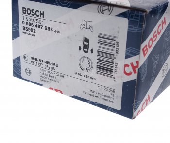 2 799 р. Колодки тормозные задние барабанные (4шт.) BOSCH Mitsubishi Lancer 9 CS универсал 1-ый рестайлинг (2003-2005)  с доставкой в г. Майкоп. Увеличить фотографию 4
