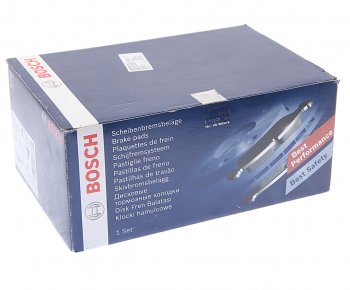 3 599 р. Колодки тормозные передние (4шт.) BOSCH Mercedes-Benz C-Class W204 дорестайлинг седан (2007-2011)  с доставкой в г. Майкоп. Увеличить фотографию 3