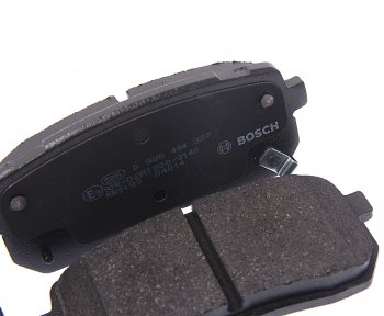 2 689 р. Колодки тормозные задние (4шт.) BOSCH Hyundai Starex/Grand Starex/H1 TQ рестайлинг (2014-2018)  с доставкой в г. Майкоп. Увеличить фотографию 2