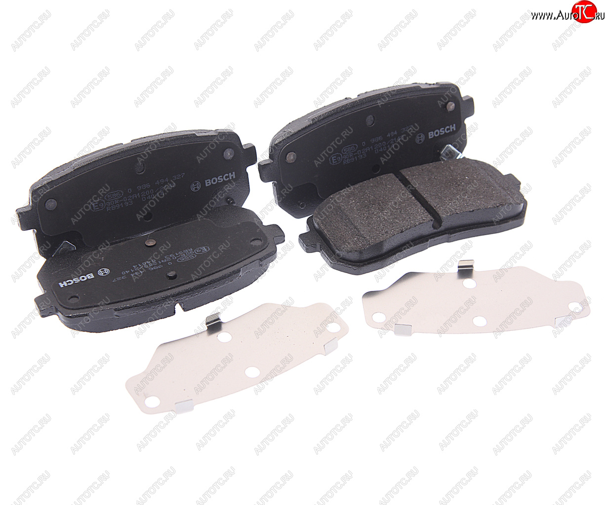 2 689 р. Колодки тормозные задние (4шт.) BOSCH Hyundai Starex/Grand Starex/H1 TQ рестайлинг (2014-2018)  с доставкой в г. Майкоп