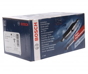 4 399 р. Колодки тормозные передние (4шт.) BOSCH Fiat Doblo 263 дорестайлинг (2010-2015)  с доставкой в г. Майкоп. Увеличить фотографию 2