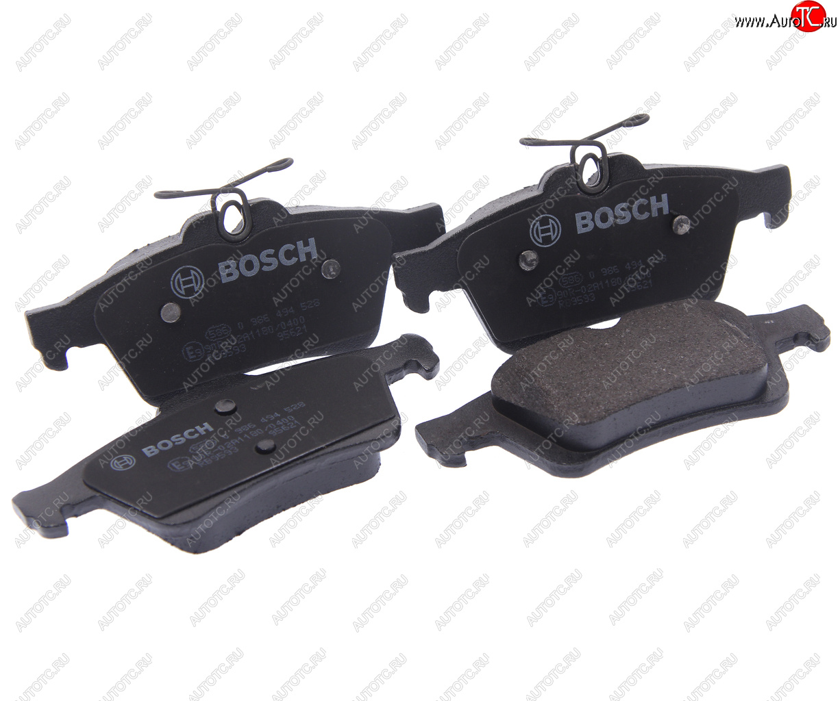 2 549 р. Колодки тормозные задние (4шт.) BOSCH Mazda 3/Axela BM рестайлинг, хэтчбэк (2016-2019)  с доставкой в г. Майкоп