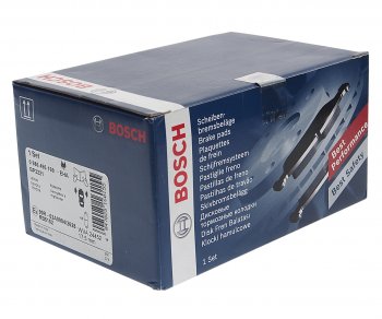 4 599 р. Колодки тормозные передние (4шт.) BOSCH Toyota Highlander XU40 рестайлинг (2010-2013)  с доставкой в г. Майкоп. Увеличить фотографию 2