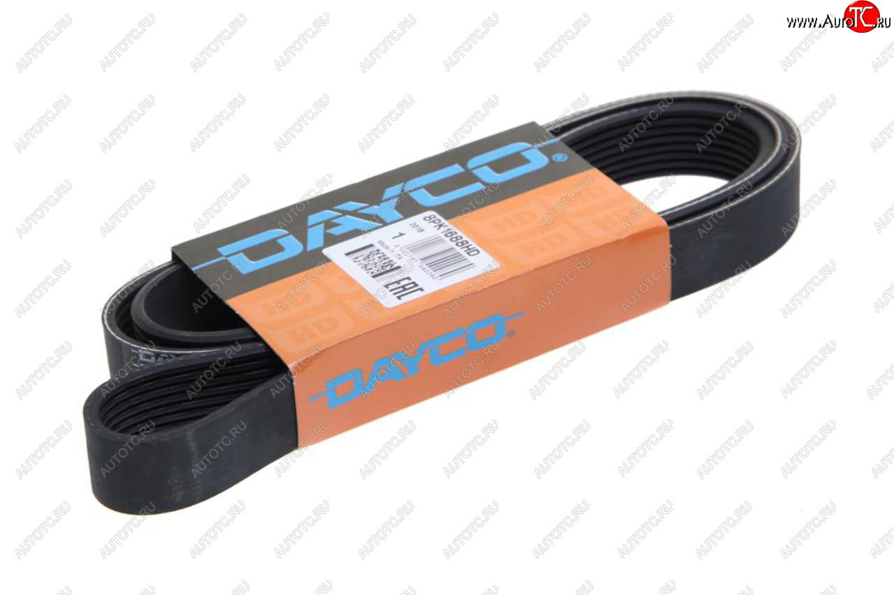 1 869 р. Ремень приводной поликлиновой 8PK1688HD DAYCO DAYCO 8pk1688hd  с доставкой в г. Майкоп
