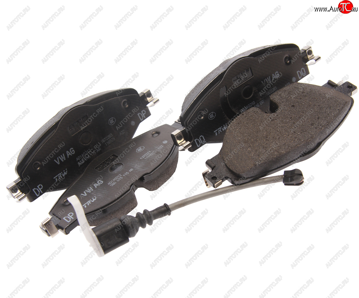 10 249 р. Колодки тормозные передние (4шт.) VAG Audi A3 8V1 хэтчбэк 3 дв. дорестайлинг (2012-2016)  с доставкой в г. Майкоп