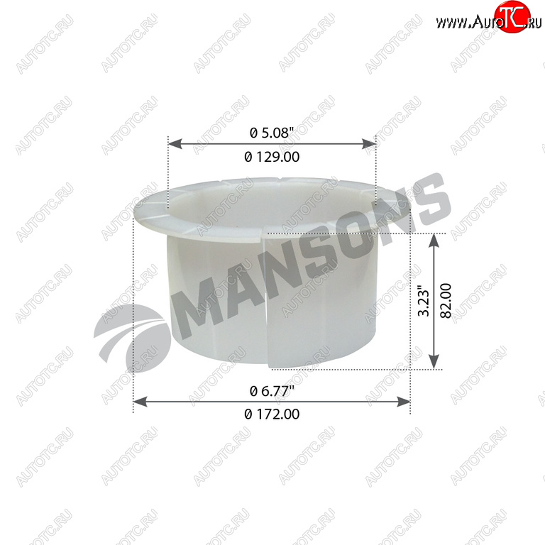 127 р. Втулка VOLVO балансира MANSONS MANSONS 900.110  с доставкой в г. Майкоп
