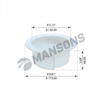 187 р. Втулка VOLVO балансира MANSONS MANSONS 900.394.6  с доставкой в г. Майкоп. Увеличить фотографию 1