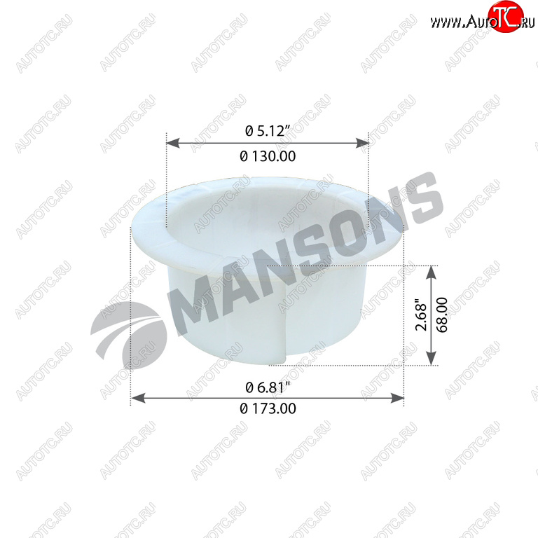 187 р. Втулка VOLVO балансира MANSONS MANSONS 900.394.6  с доставкой в г. Майкоп
