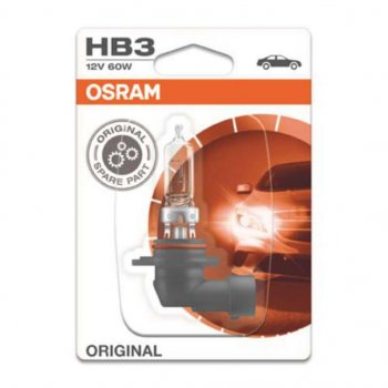 699 р. Лампа 12V HB3 60W P20d блистер (1шт.) OSRAM OSRAM 9005-01b  с доставкой в г. Майкоп. Увеличить фотографию 1