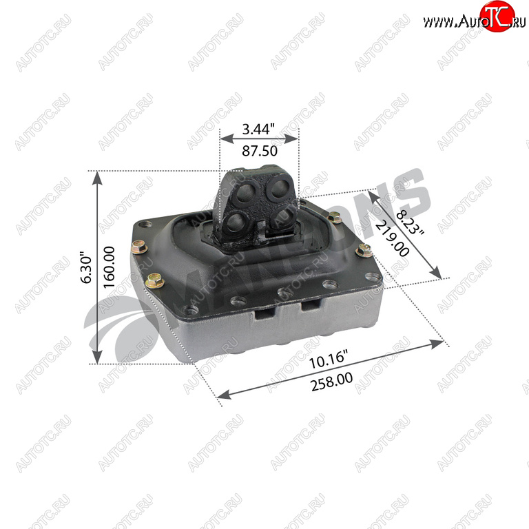 7 749 р. Подушка VOLVO двигателя задняя MANSONS MANSONS 900.528  с доставкой в г. Майкоп