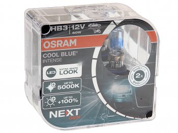 2 799 р. Лампа 12V HB3(9005) 60W P20d +100% 5000K евробокс (2шт.) Cool Blue Intense NextGen OSRAM OSRAM 9005cbn2(euro)  с доставкой в г. Майкоп. Увеличить фотографию 1