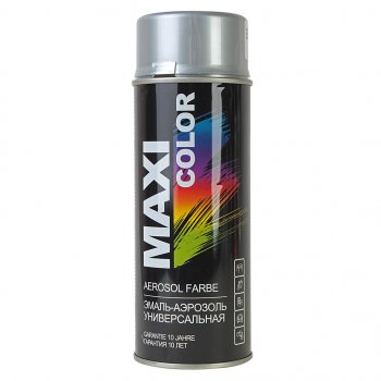 499 р. Краска серебро-эффект аэрозоль 400мл MAXI COLOR MAXI COLOR 9006mx  с доставкой в г. Майкоп. Увеличить фотографию 1