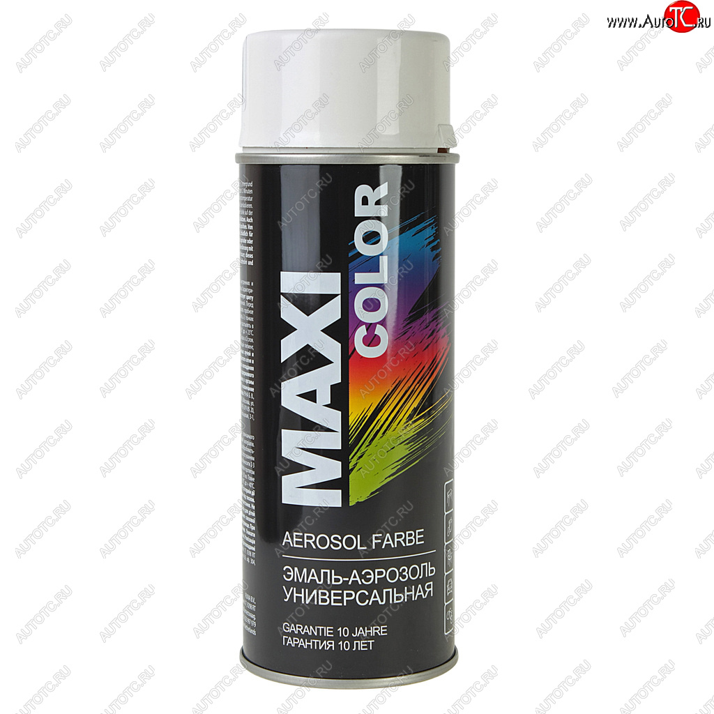 429 р. Краска белая аэрозоль 400мл MAXI COLOR MAXI COLOR 9010mx  с доставкой в г. Майкоп