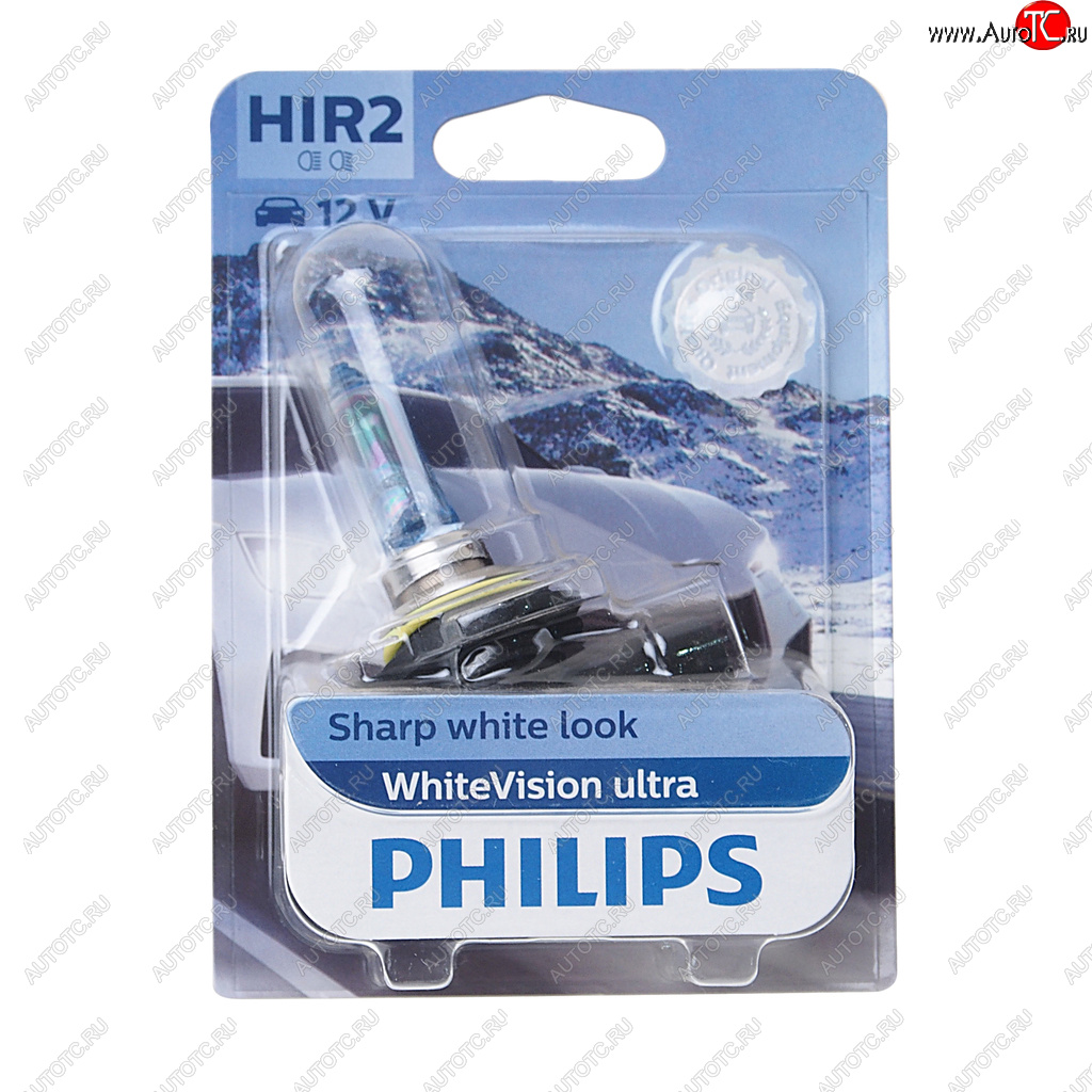 3 799 р. Лампа 12V HIR2 55W PX22d блистер (1шт.) White Vision Ultra PHILIPS PHILIPS 9012wvuбл  с доставкой в г. Майкоп