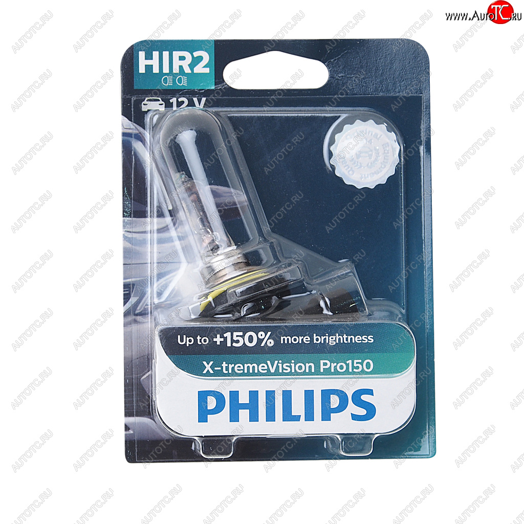 3 499 р. Лампа 12V HIR2 55W PX22d +150% блистер (1шт.) X-Treme Vision Pro 150 PHILIPS PHILIPS 9012xvproбл  с доставкой в г. Майкоп