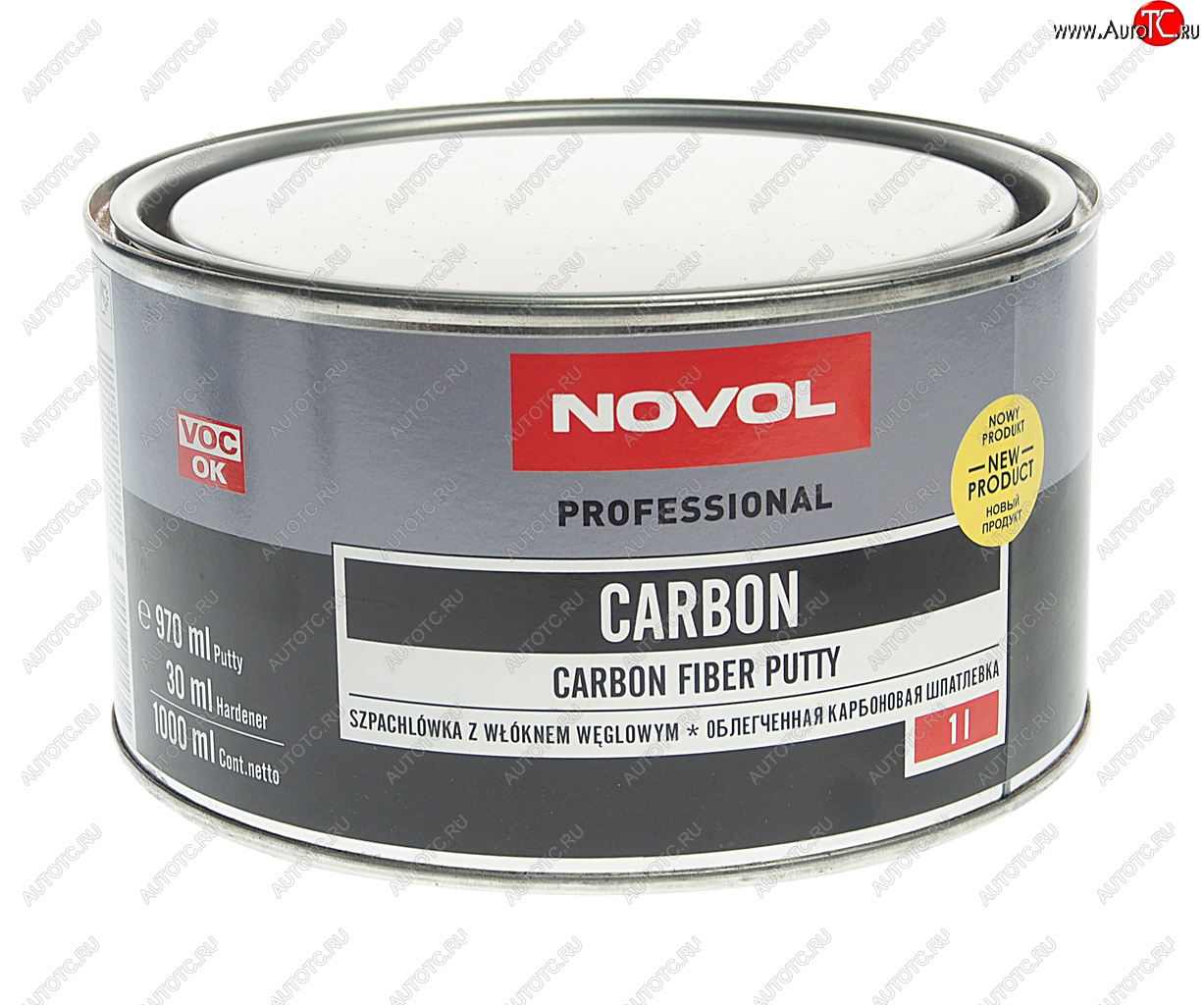 1 669 р. Шпатлевка облегченная карбоновая CARBON 1кг NOVOL NOVOL 90952 NOVOL 90952  с доставкой в г. Майкоп