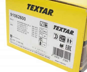 3 399 р. Колодки тормозные задние барабанные (4шт.) TEXTAR Renault Clio BR дорестайлинг, хэтчбэк 5 дв. (2005-2009)  с доставкой в г. Майкоп. Увеличить фотографию 4