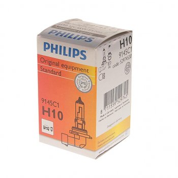 999 р. Лампа 12V H10 45W PY20d PHILIPS PHILIPS 9145c1  с доставкой в г. Майкоп. Увеличить фотографию 3