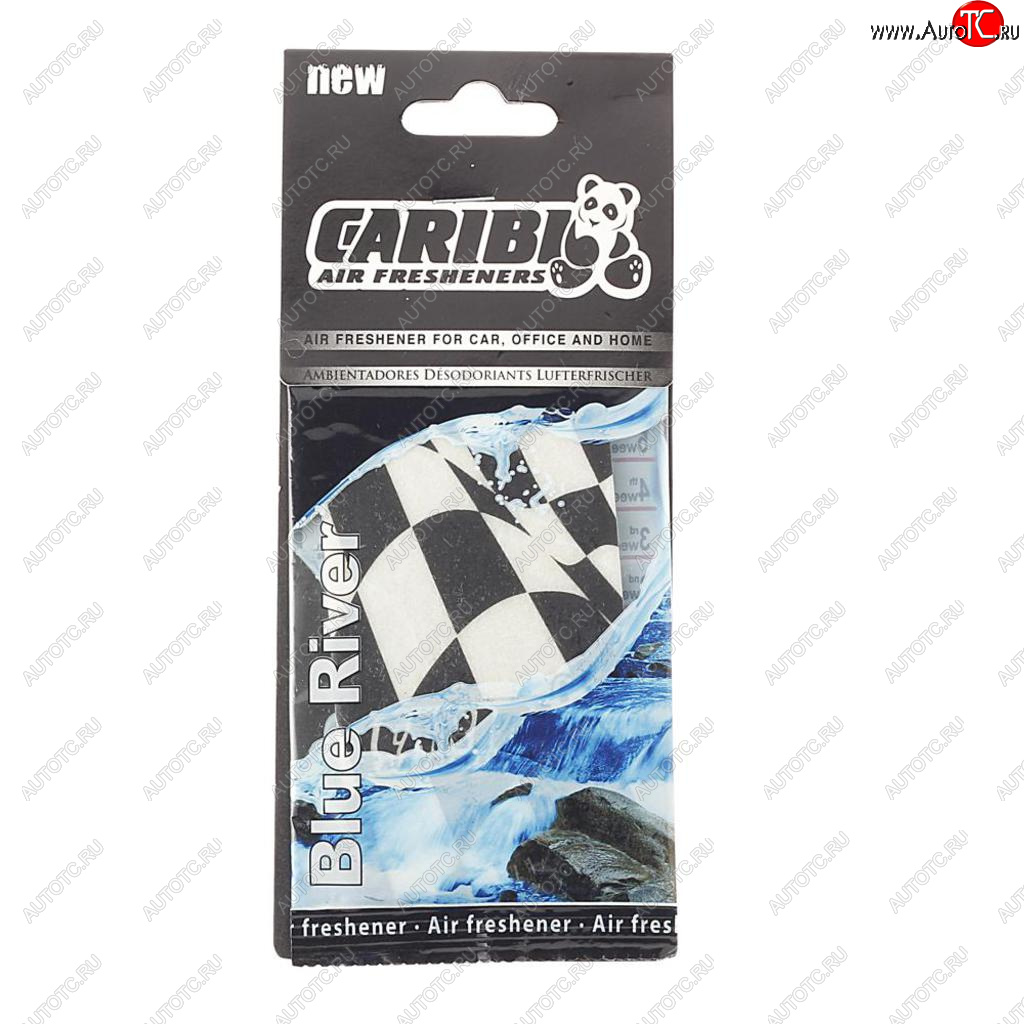 91 р. Ароматизатор подвесной пластина (голубая река) Formula-1 CARIBI CARIBI 91541  с доставкой в г. Майкоп