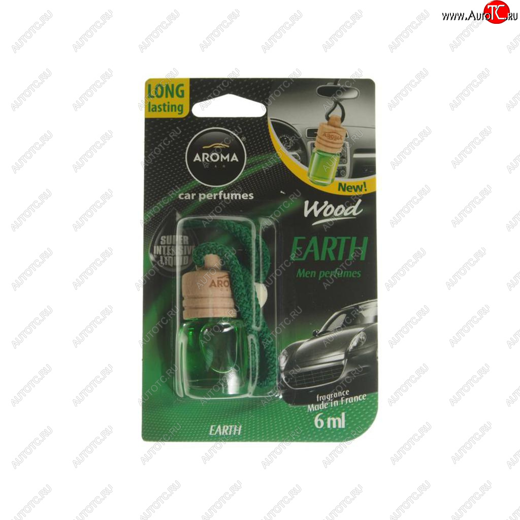 226 р. Ароматизатор подвесной жидкостный (земля) 6мл Wood AROMA CAR AROMA CAR 92038  с доставкой в г. Майкоп