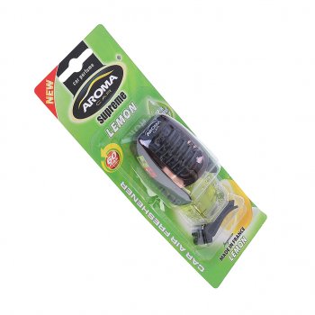 359 р. Ароматизатор на дефлектор жидкостный (лимон) 7мл Supreme AROMA CAR AROMA CAR 92046 AROMA CAR 92046  с доставкой в г. Майкоп. Увеличить фотографию 1